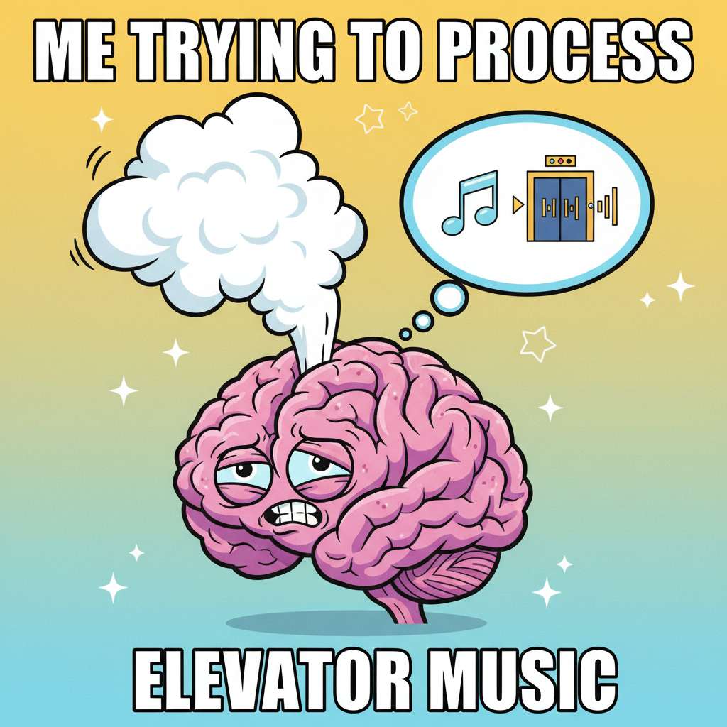 My brain during exam season: *elevator music playing*.