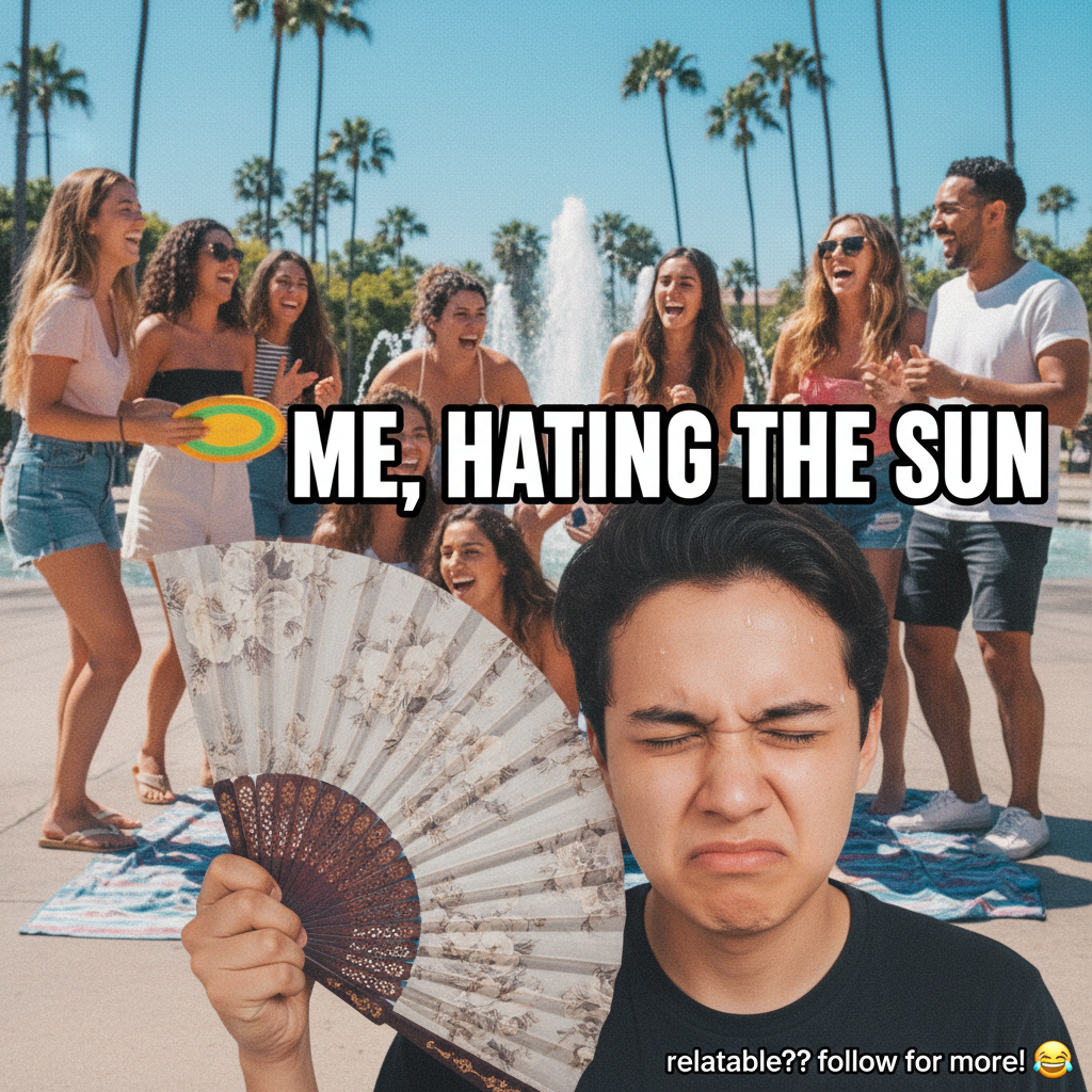 It's 70 degrees and sunny. Someone still found a reason to complain about the weather.