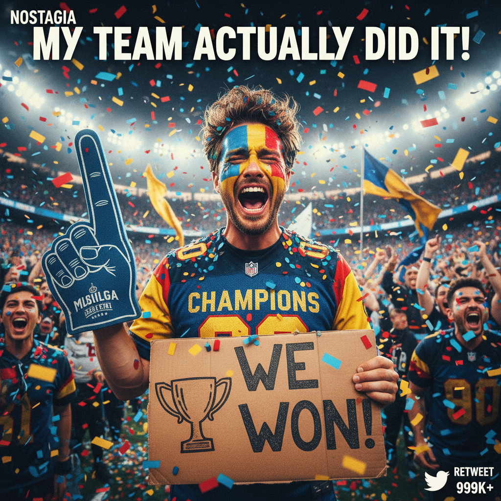 My team won. I've already bought a parade float and named my firstborn after the MVP.