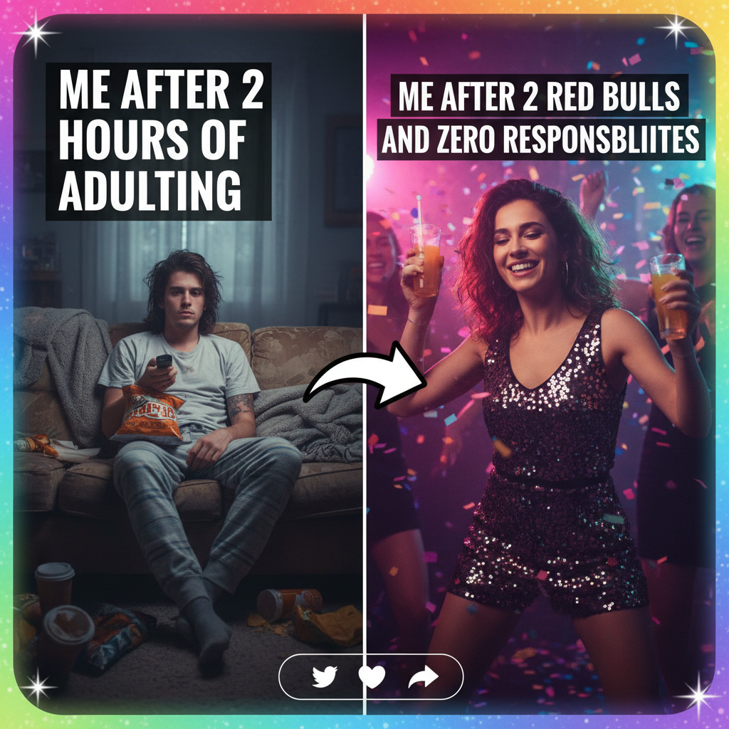 My social battery after 2 hours vs. my extrovert friend after 12 hours. We are not the same.