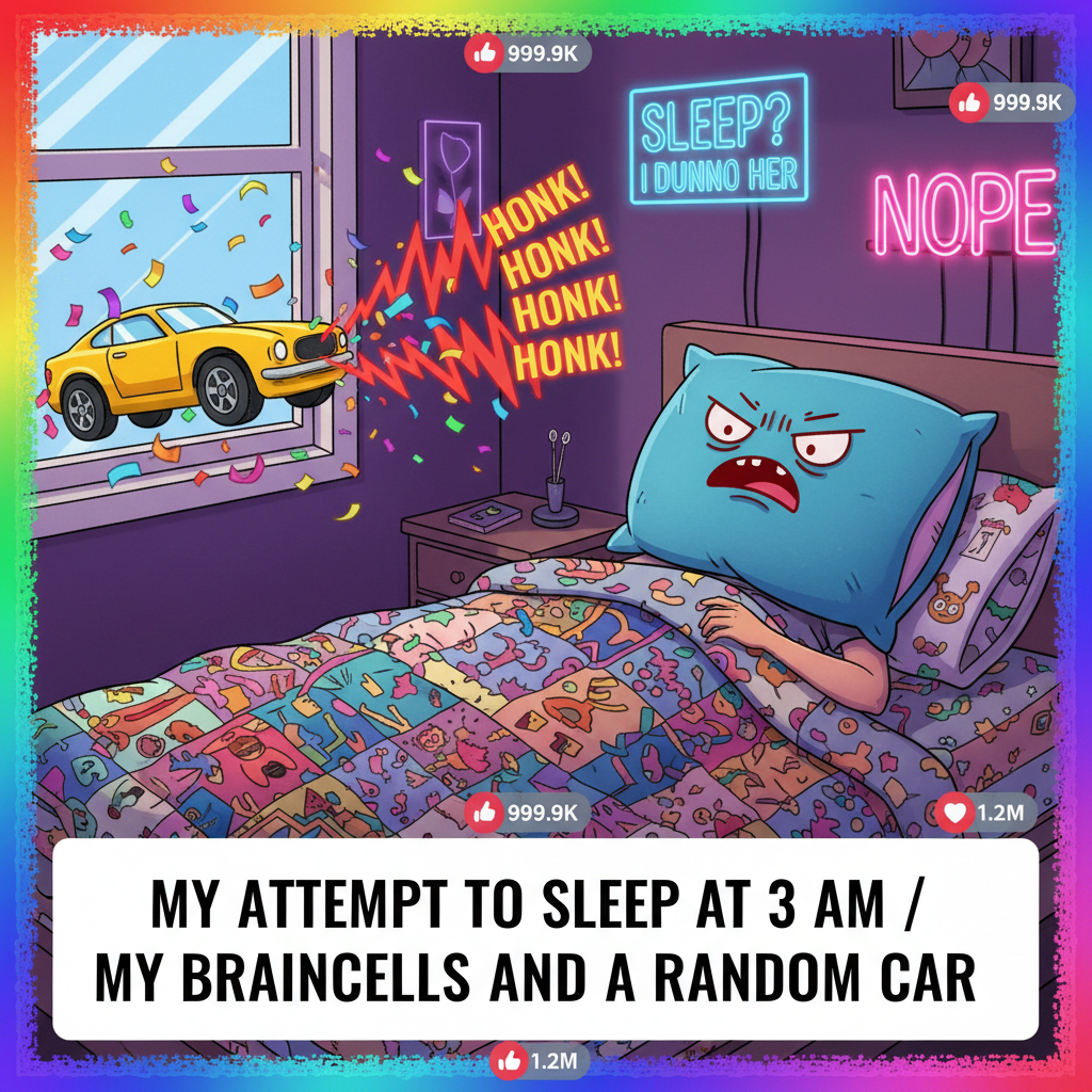 My team won. My neighbor's car horn is now my alarm clock for the next week. #SportsFans