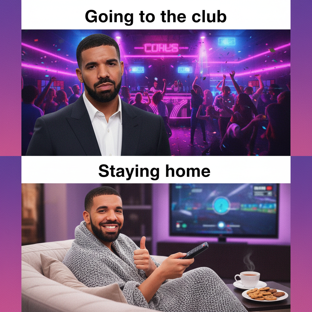 Friday night plans: clubbing. Friday night reality: debating if I should re-watch The Office or Parks & Rec.