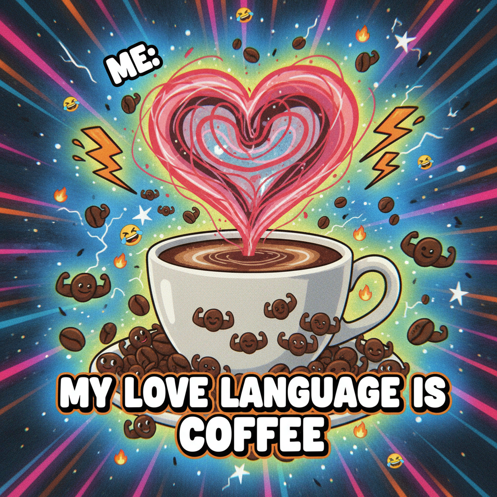 My blood type is coffee. My personality is also coffee.