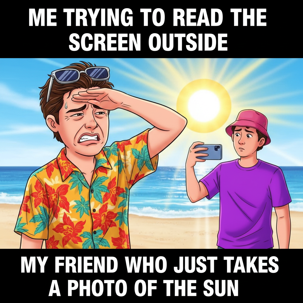 It's 75 degrees and sunny. My neighbor is complaining it's 'too hot'. Sir, it's October.