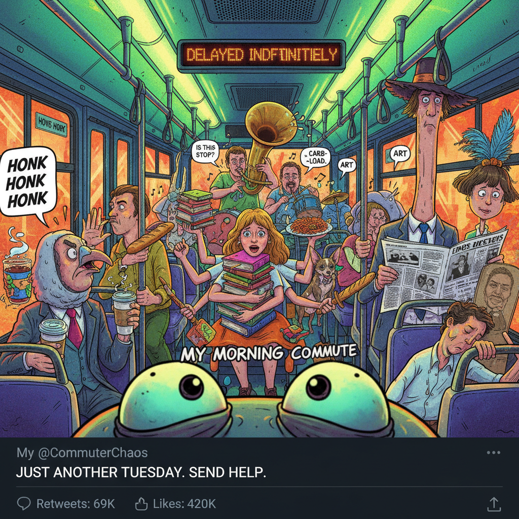 Public transport is just a daily social experiment I didn't sign up for.