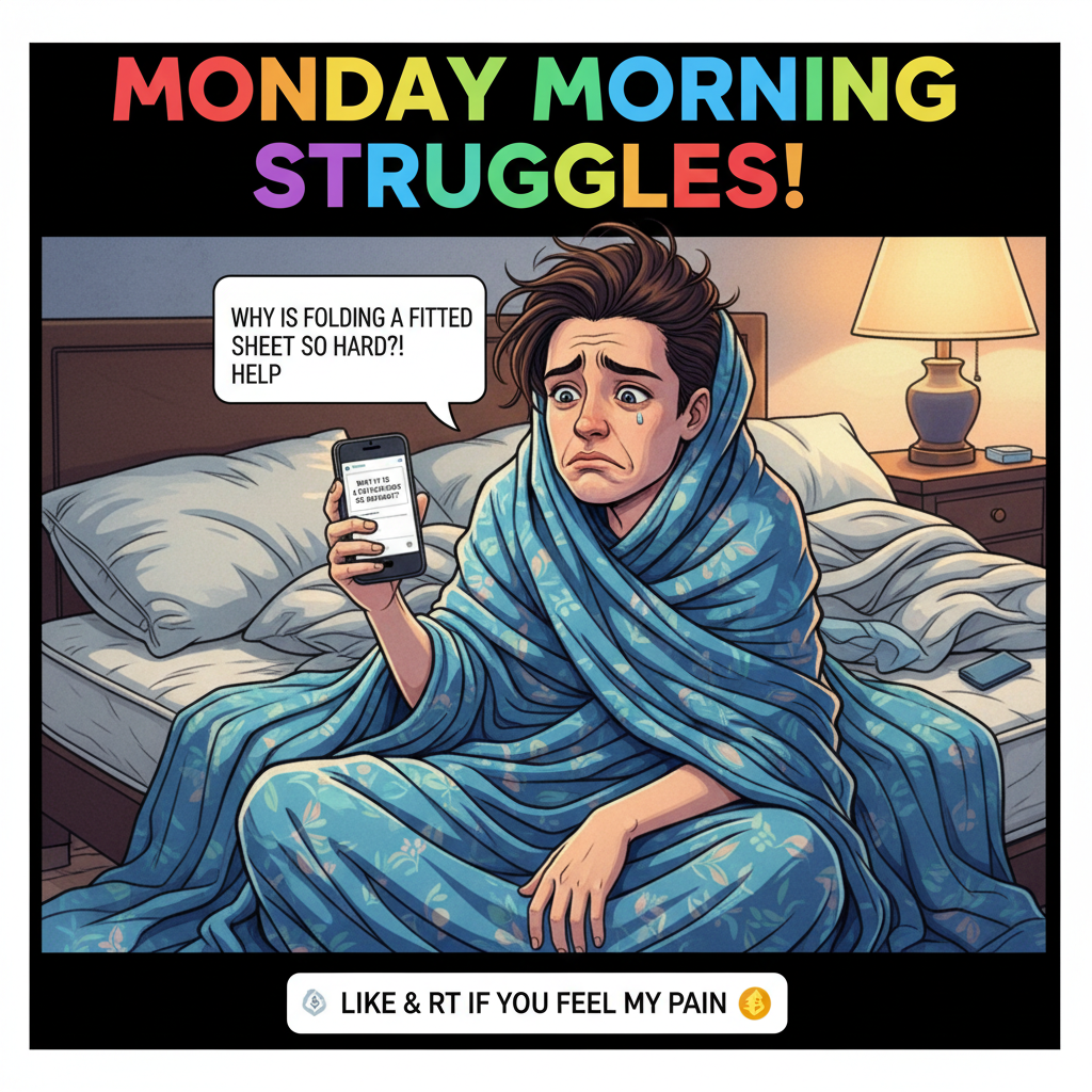 Just spent 3 hours trying to fold a fitted sheet. Adulting is a scam.