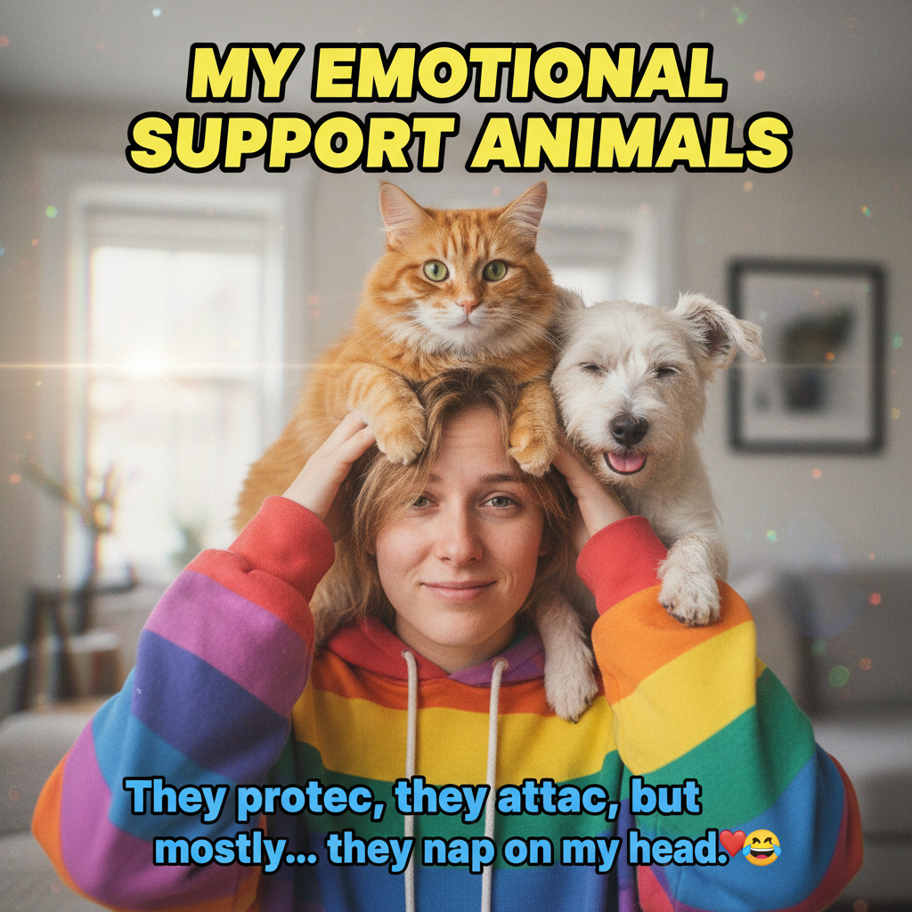 My pet thinks 'personal space' is a myth. Currently typing this with a cat on my head.