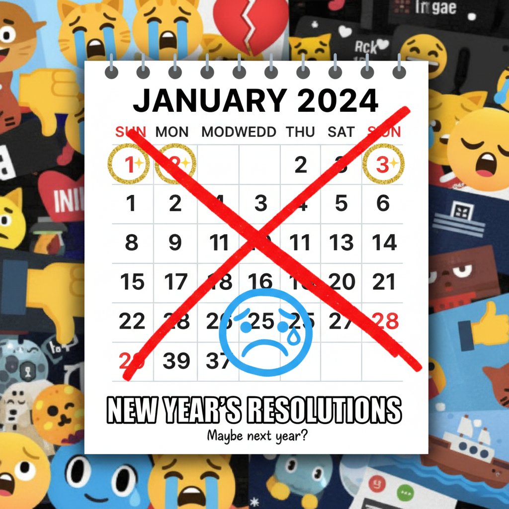 My New Year's resolution lasted exactly 3 days. Pretty sure that's a new personal best.
