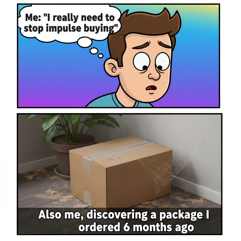 Just remembered that impulse buy from 3 months ago. Still in the box. Still regret it. 💸