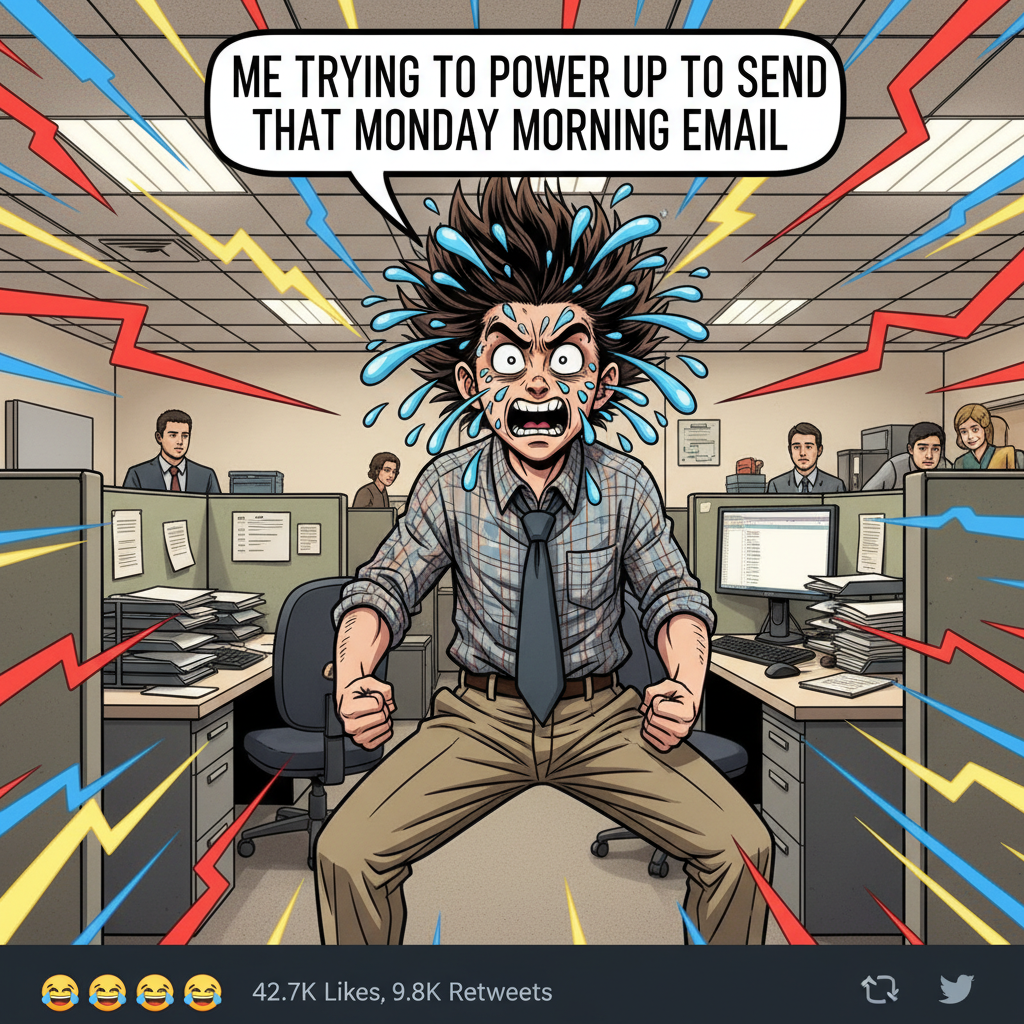 Me trying to use anime logic to solve my real-life problems. It's not working.