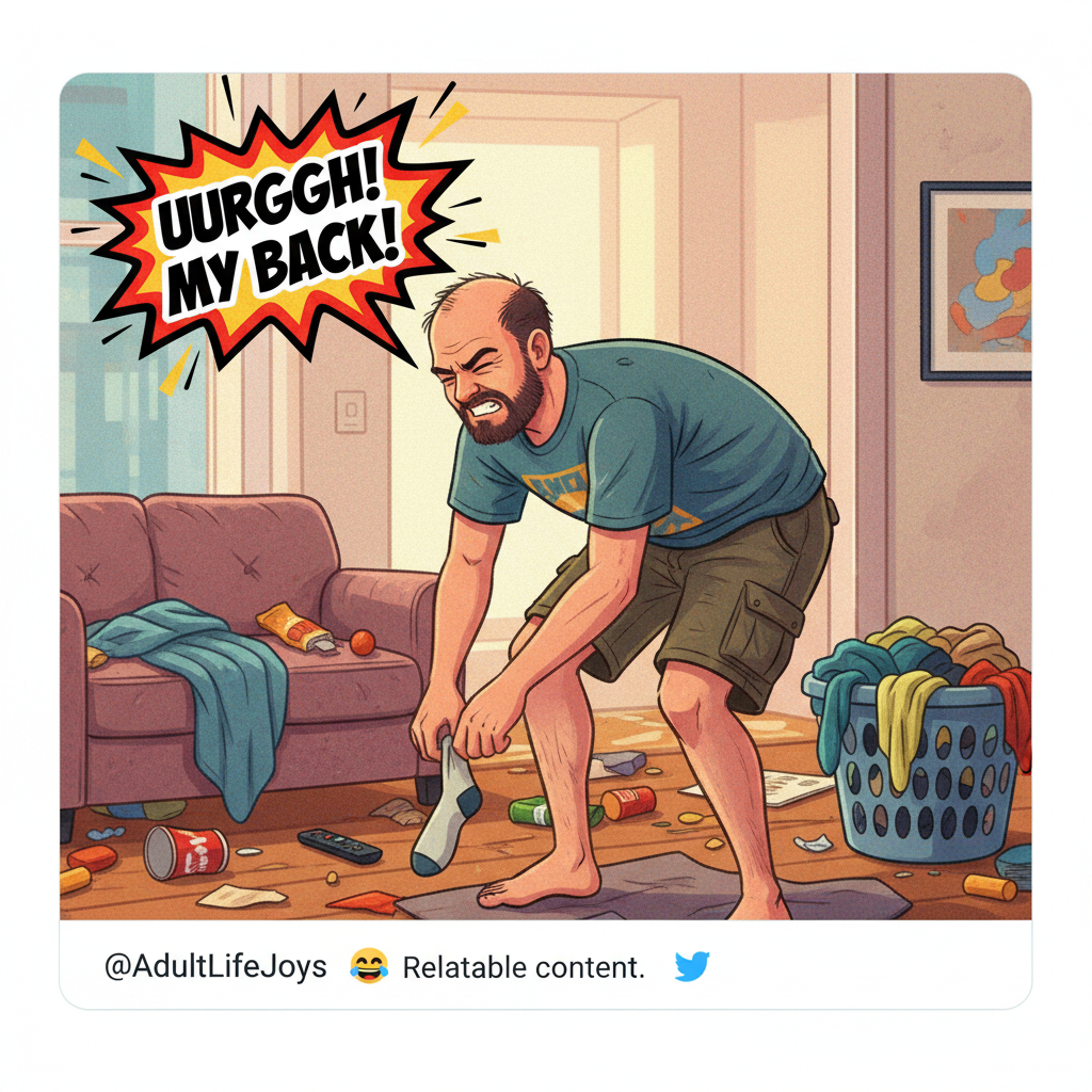 Adulting is just making weird noises when you bend down.