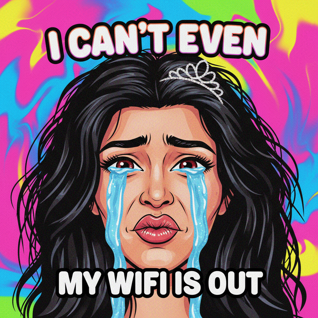 Me reacting to literally any minor inconvenience: *insert crying Kim K meme*