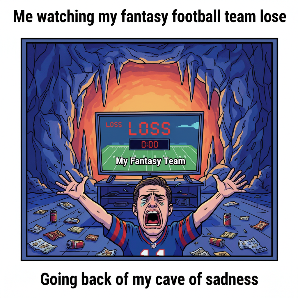 My team lost. I'm deleting all social media and moving to a cave. Don't @ me. 😭