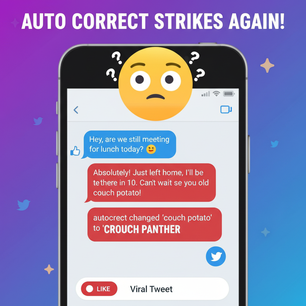Autocorrect changed 'meeting' to 'meating'. My boss is now very confused. 🤦‍♀️