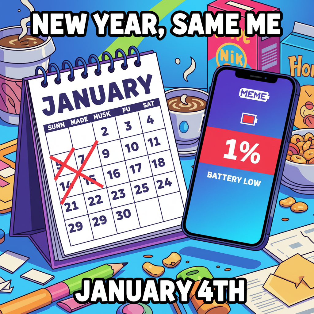 My New Year's resolution lasted longer than my phone battery. Almost.