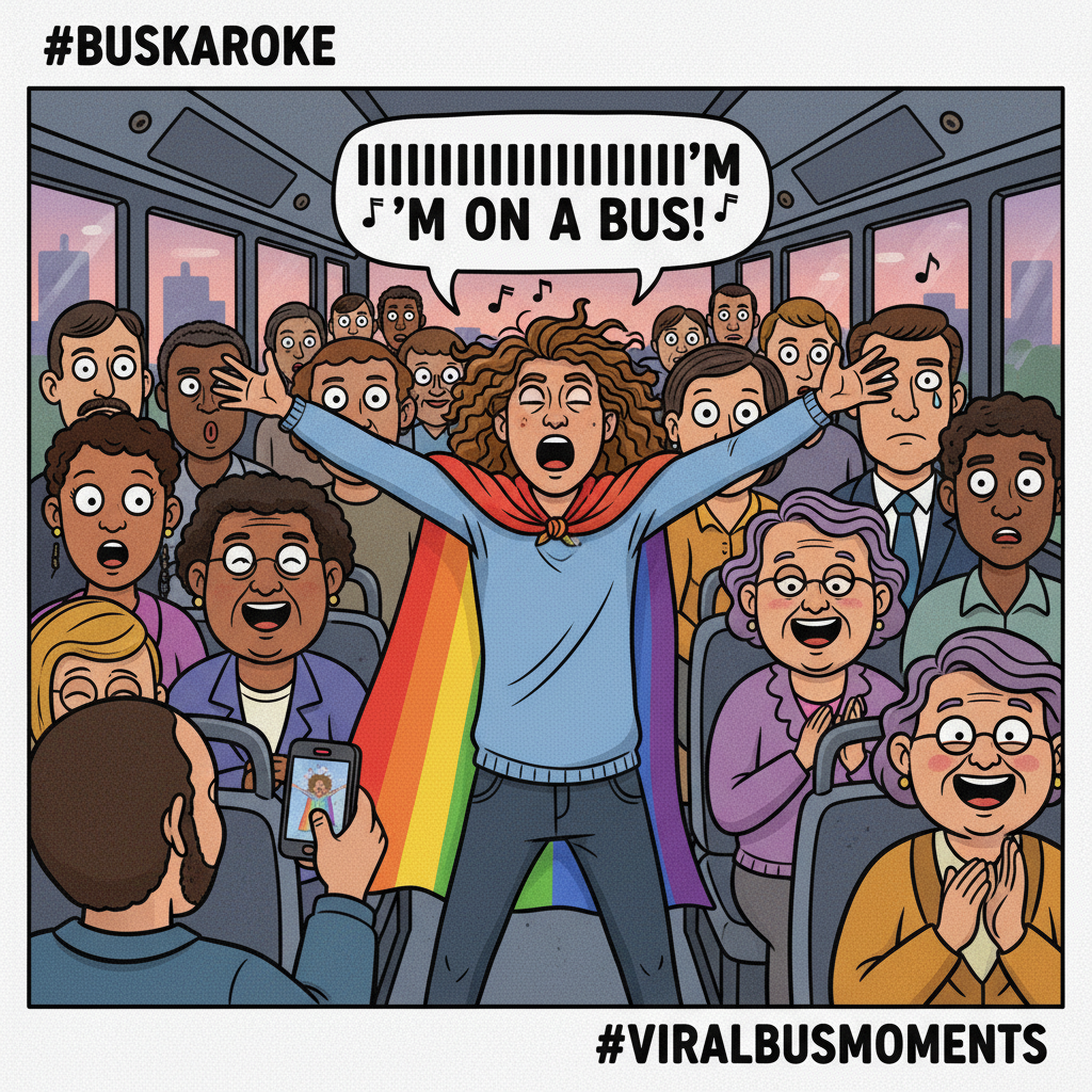 Just witnessed a full-blown opera performance on the bus. Public transport is wild.