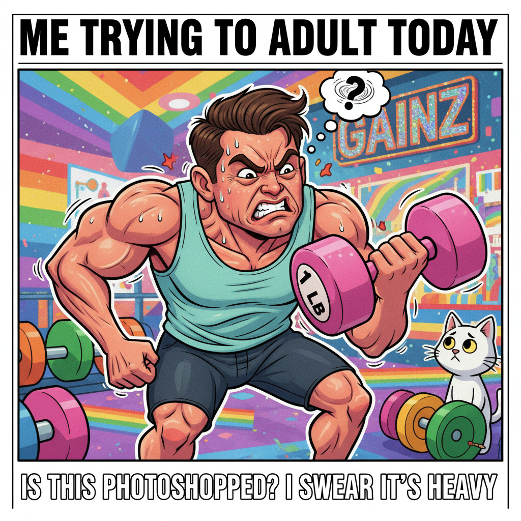 Went to the gym. Did one rep. Now I'm sore in muscles I didn't know existed.