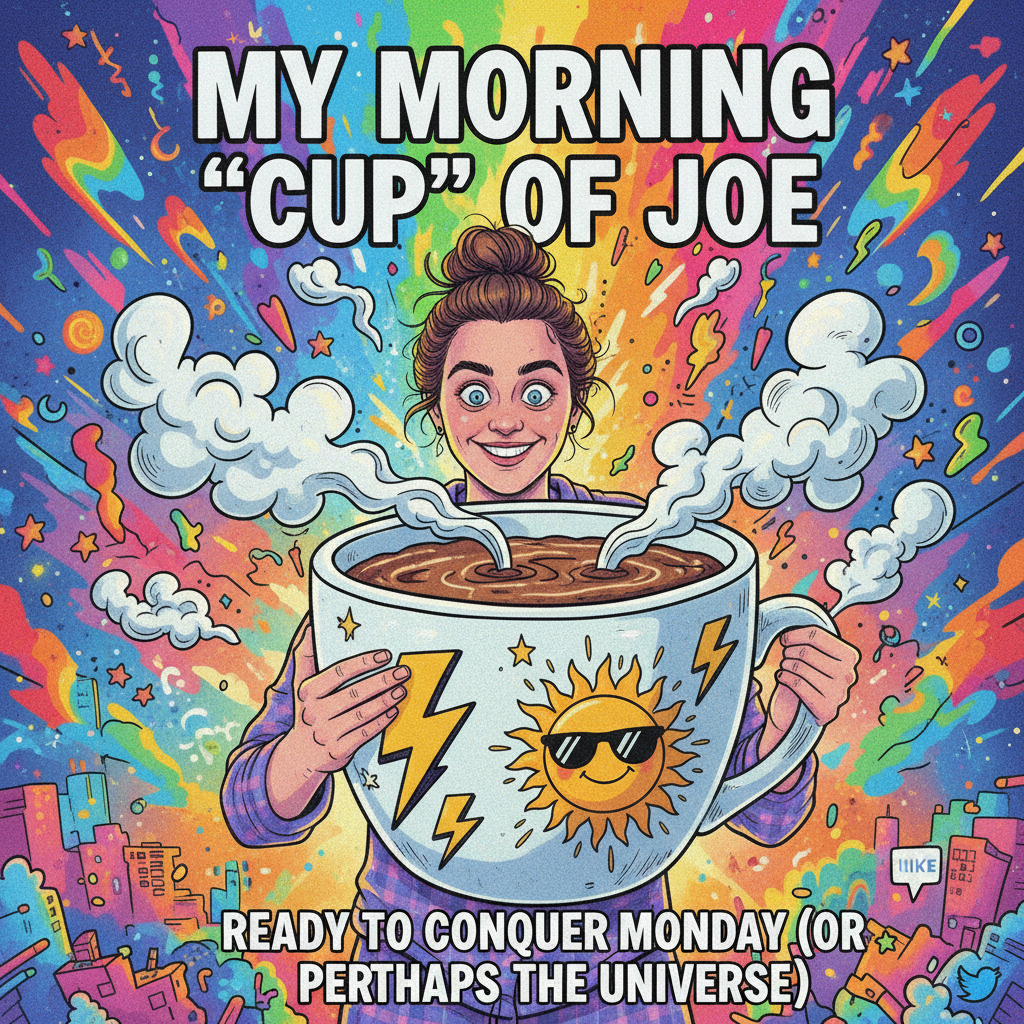 My blood type is coffee. My therapist says it's a problem. I say it's a lifestyle.