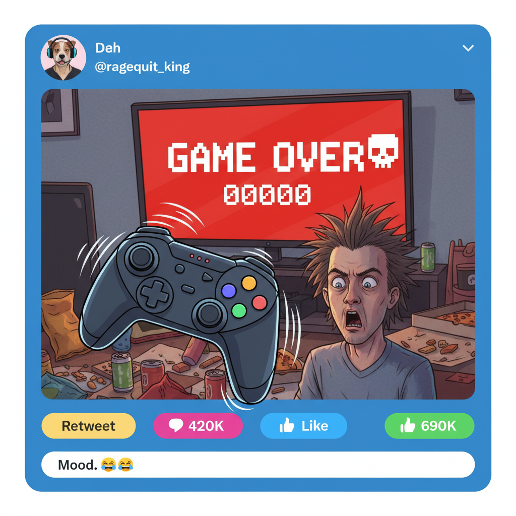 My controller just flew across the room. It's fine, I didn't need that friendship anyway.