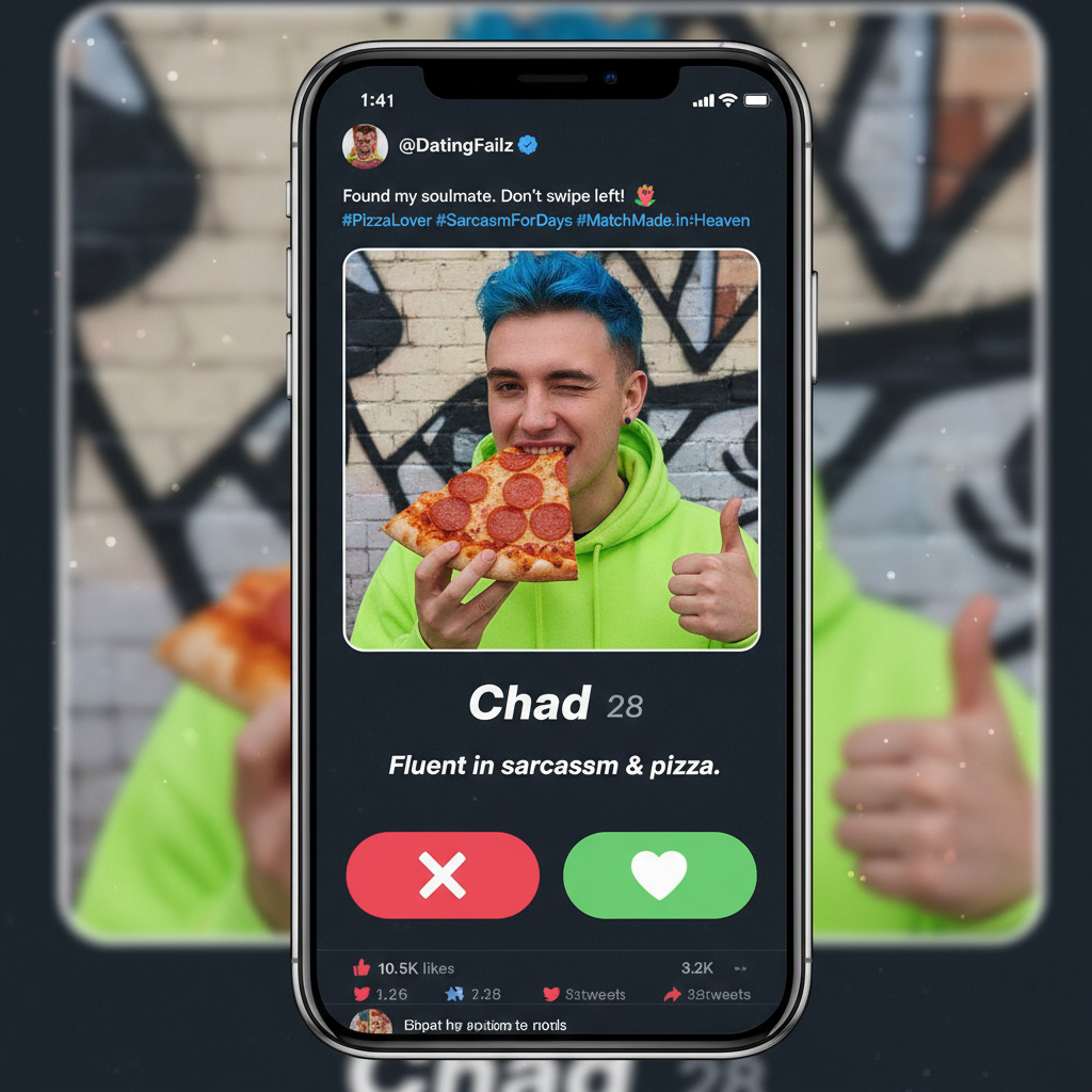 My dating app bio just says 'fluent in sarcasm & pizza'. It's working surprisingly well.