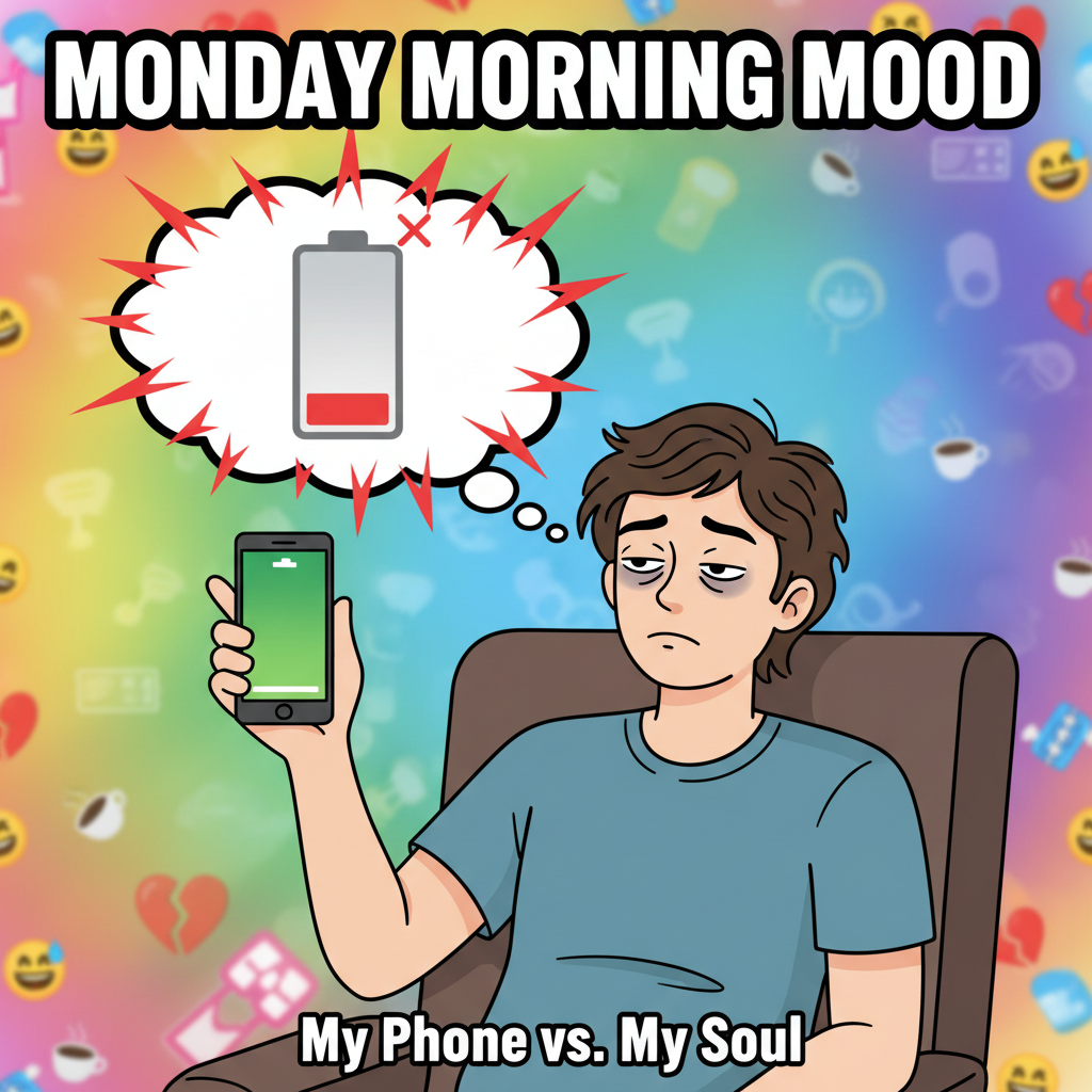 My phone battery is at 100% but my social battery is at 0%. Send help.