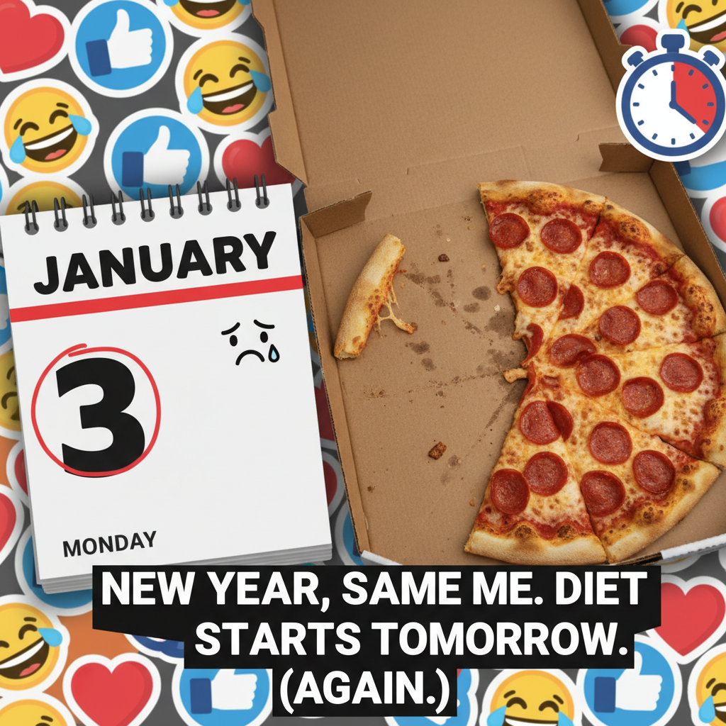 My New Year's resolution lasted exactly 3 days. Peak performance.