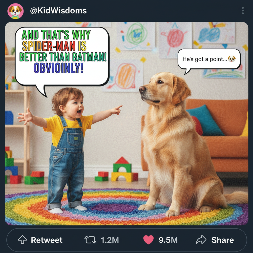 My toddler just explained the plot of Frozen to the dog. I'm exhausted.