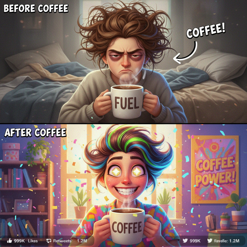 My blood type is coffee. My personality is 'haven't had my coffee yet'.