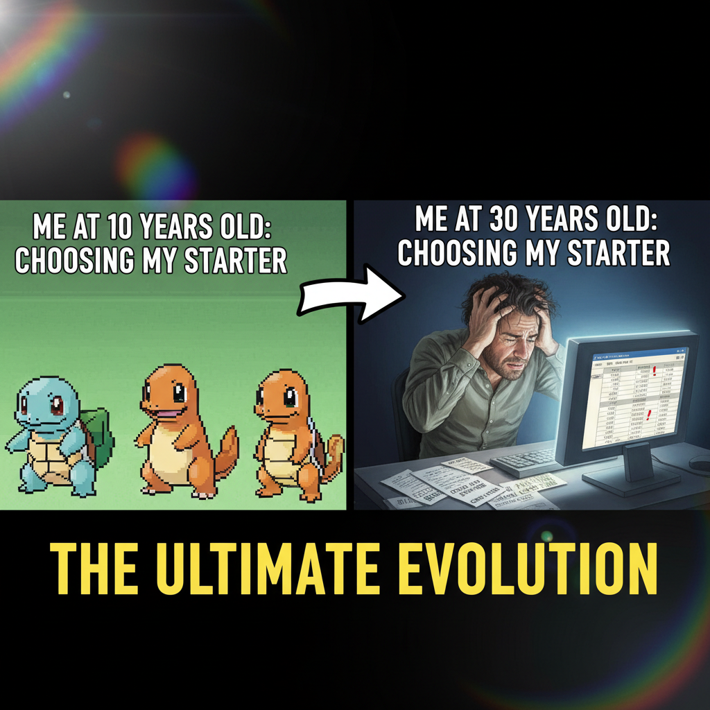 Remember when the biggest decision was which Pokémon starter to pick? Simpler times.