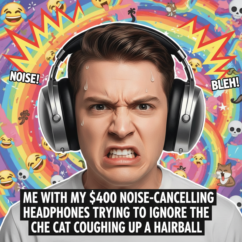 Bought 'noise-cancelling' headphones. Can still hear my own thoughts. 0/10, false advertising.