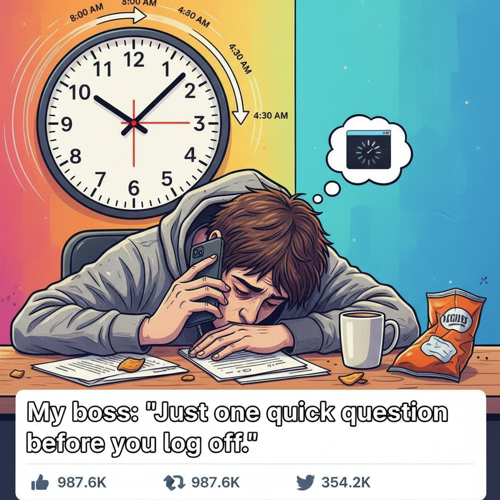 Just spent 3 hours on hold for a 5-minute question. Adulting is a scam. 📞