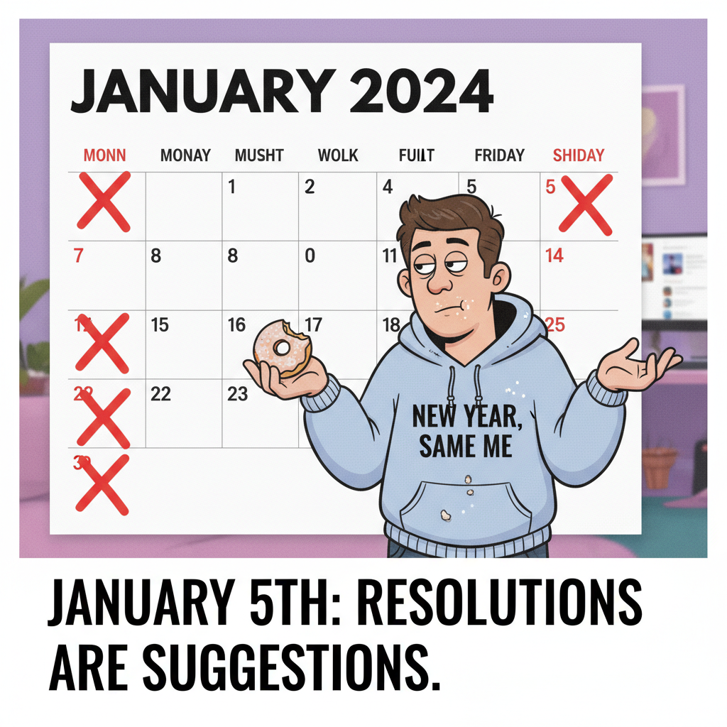 My New Year's resolution lasted 3 days. Guess I'll try again in 2025. 🤷‍♀️