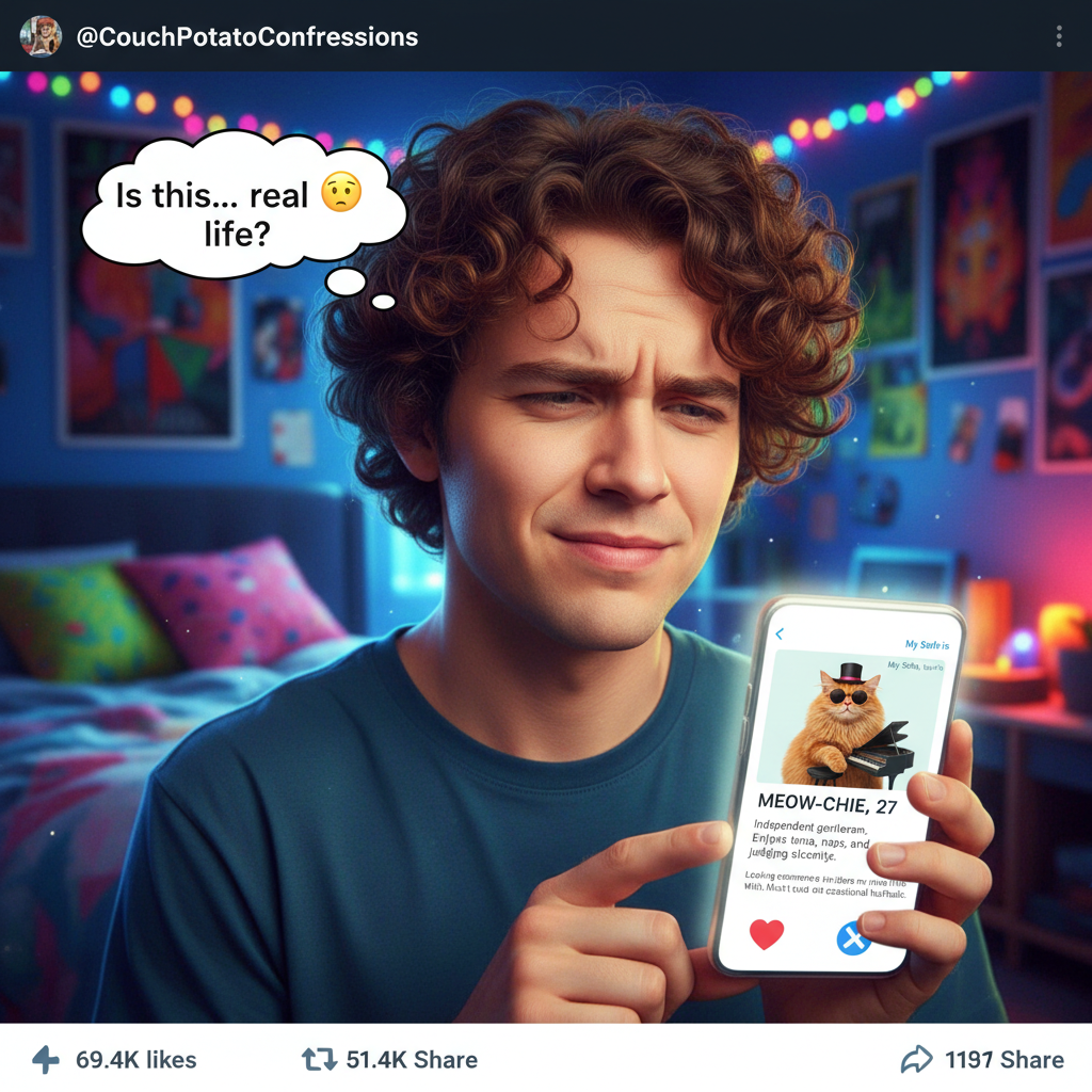 Matched with someone who only posts pics with their cat. Is this a win or a cat-fishing?