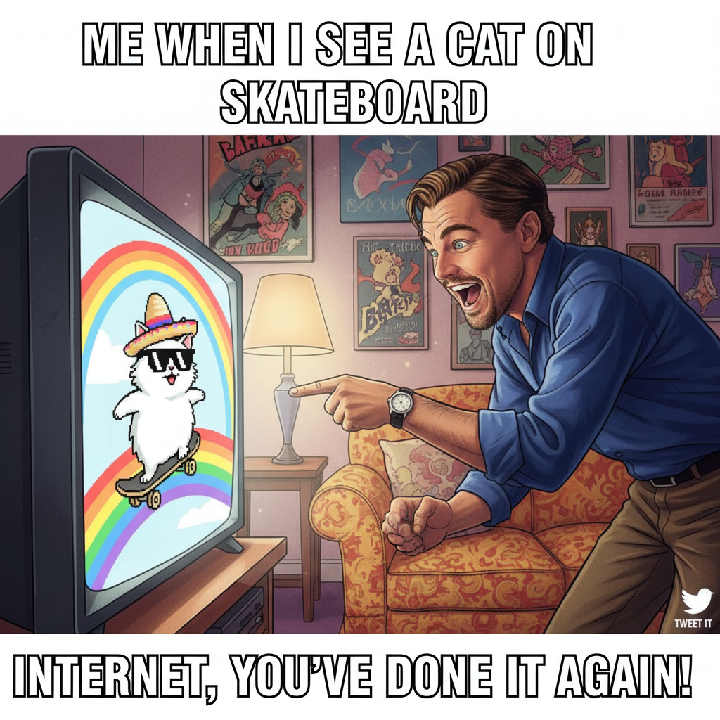 When the plot twist hits harder than expected. *insert Leo DiCaprio meme*