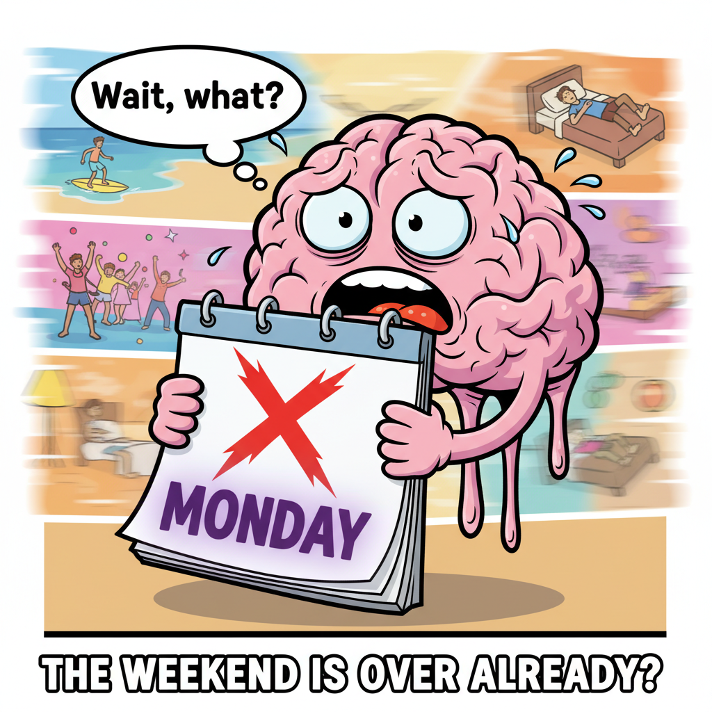 My brain trying to process that it's already Sunday night