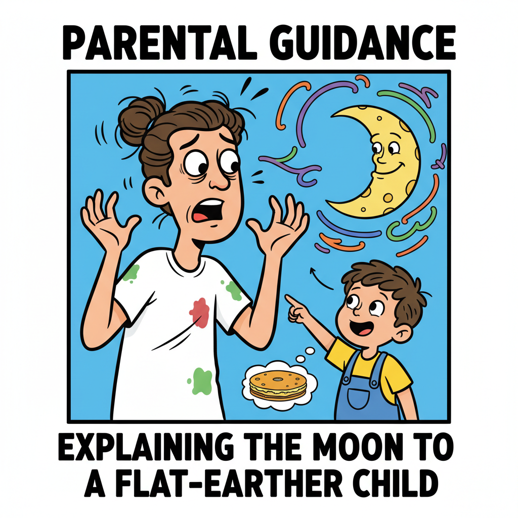 My kid just asked why the moon follows us. I'm not paid enough for this deep philosophy.