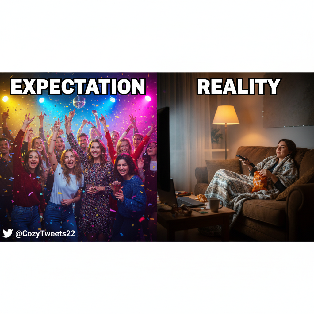 Friday night plans: Wild party. Friday night reality: Debating if I should rewatch The Office or Parks & Rec.