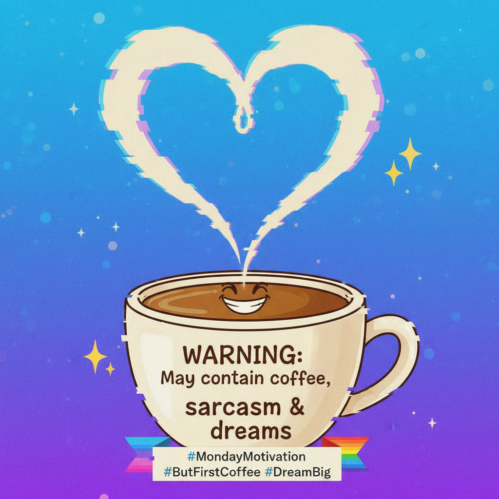 My blood type is coffee. My personality is also coffee.