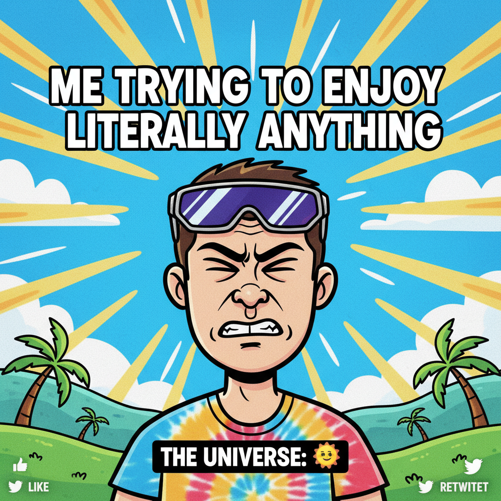 It's 70 degrees, sunny, and I'm still complaining. Peak human performance.