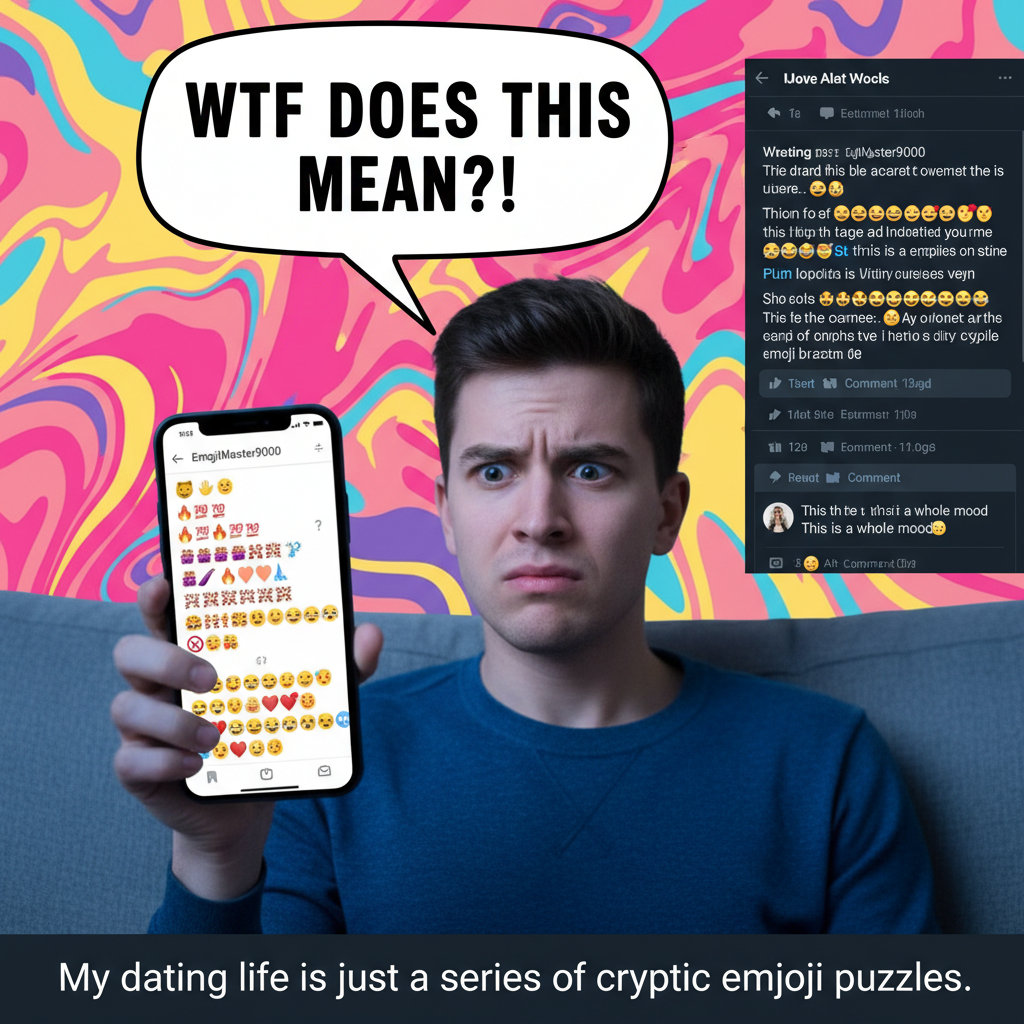 Matched with someone who only communicates in emojis. Send help.