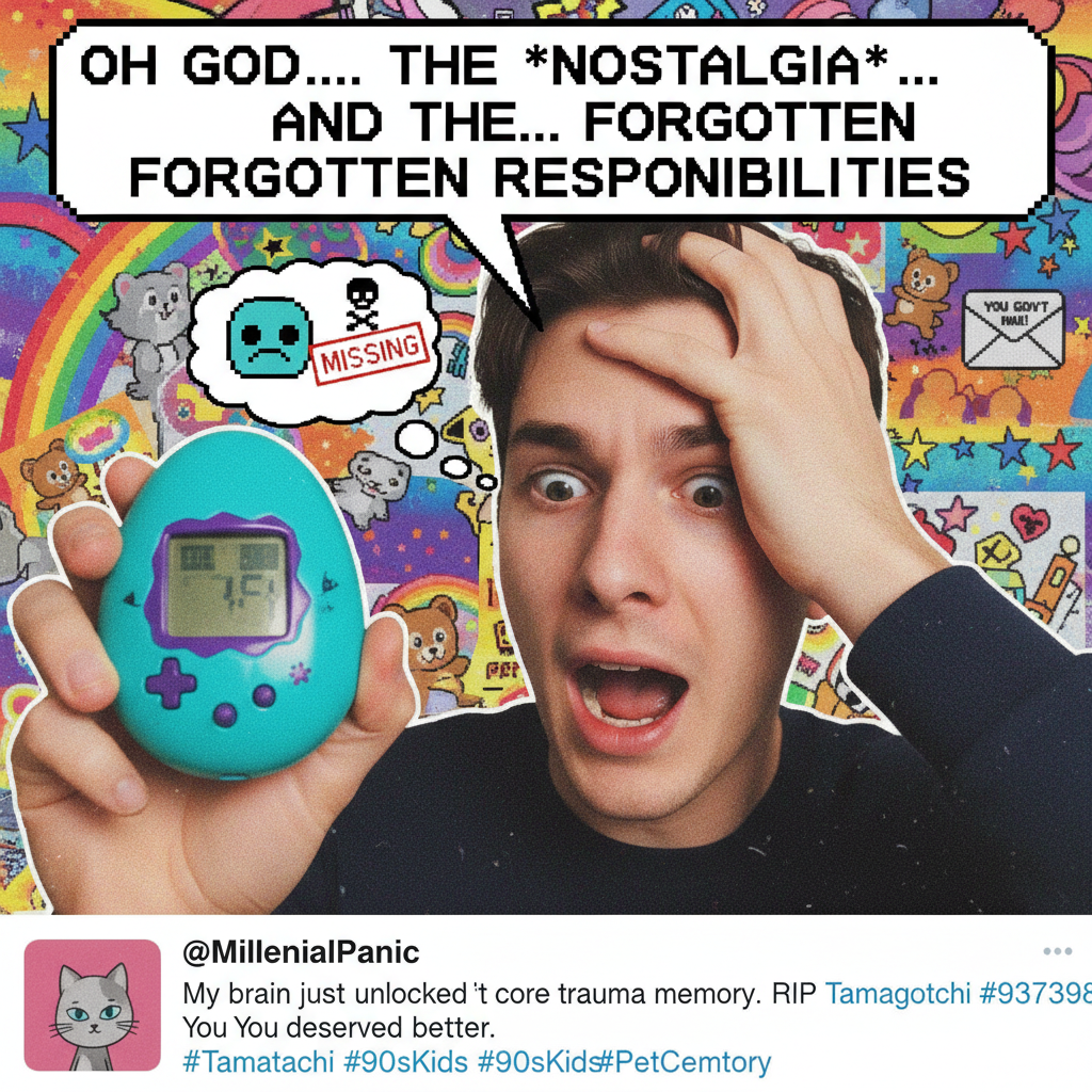 Found my old Tamagotchi. The trauma is real.