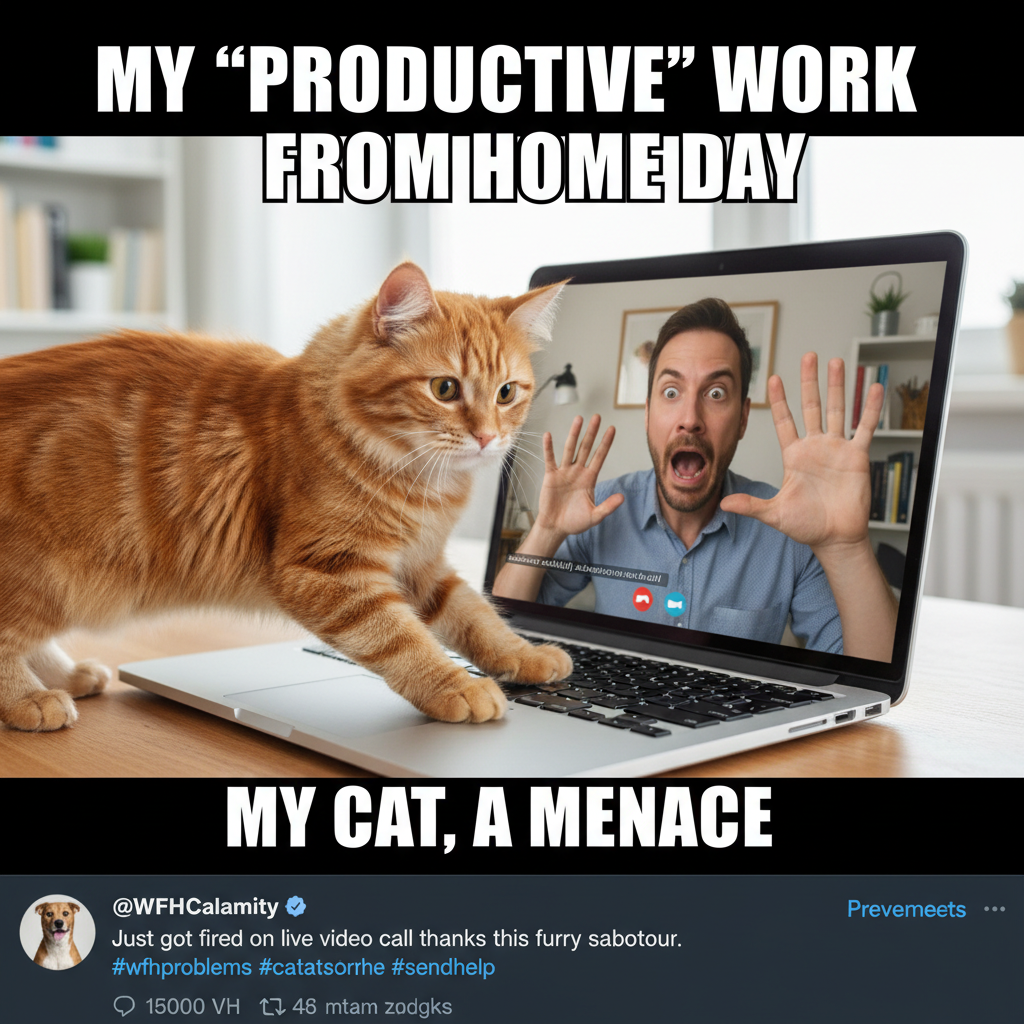 My cat just walked across my keyboard during a client Zoom. I'm fine.