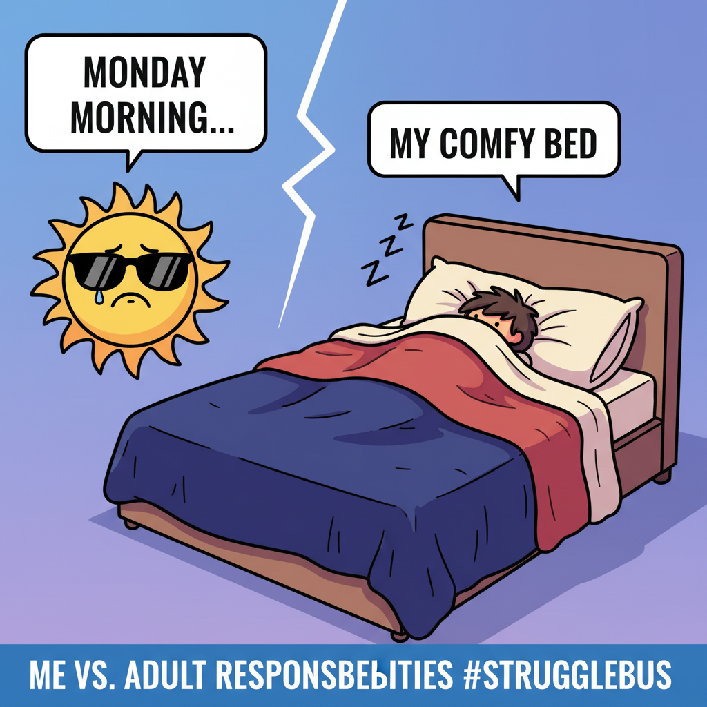 Seasonal depression hitting different this year. My bed is my therapist now.