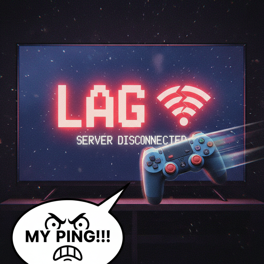 My controller just flew across the room. It wasn't me, it was the lag.