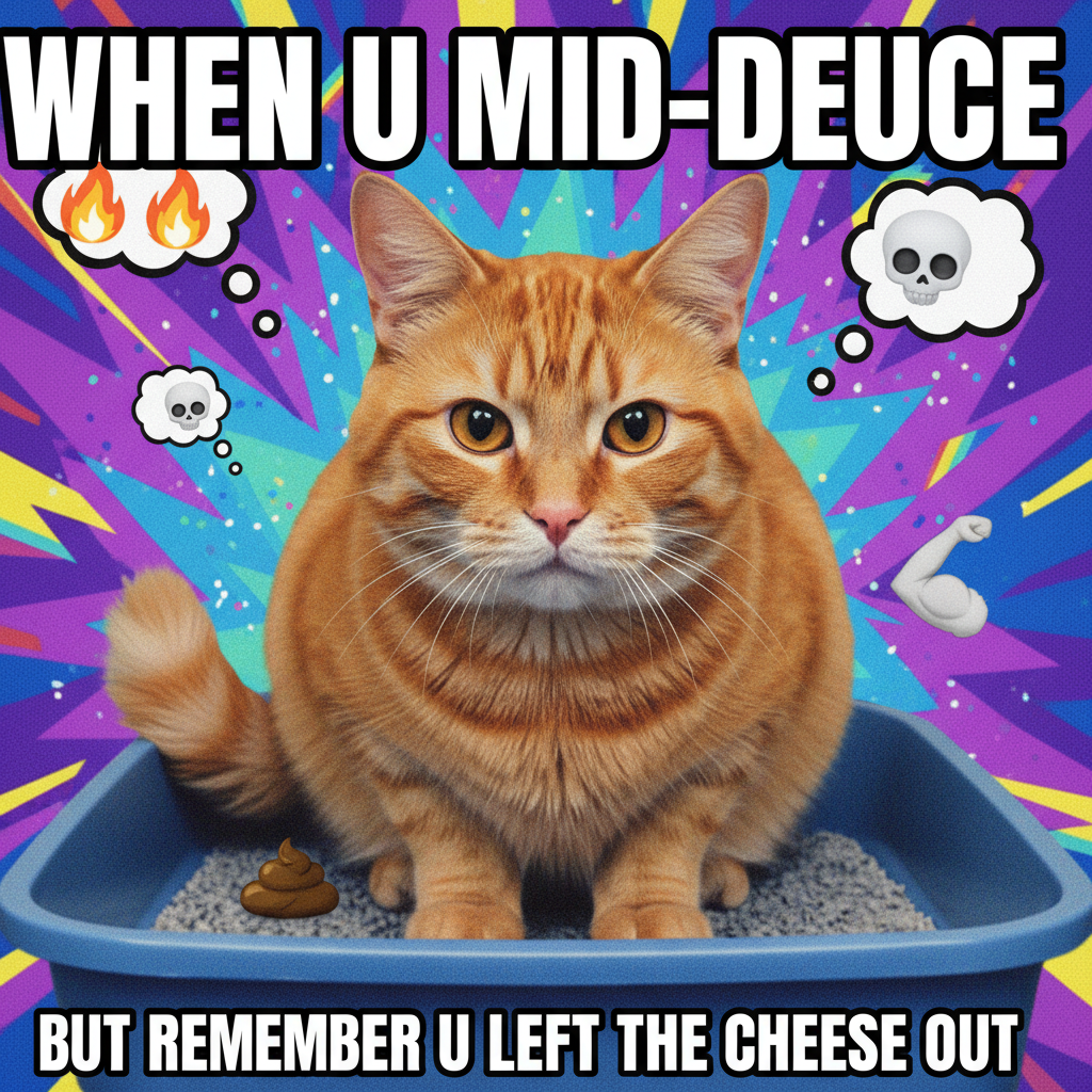 My pet just stared into my soul while pooping. The ultimate power move.