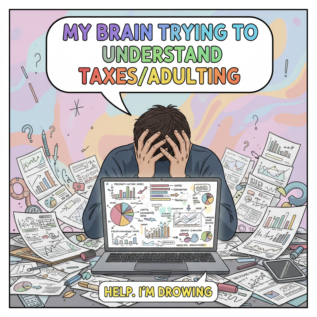 Just spent 3 hours trying to understand my health insurance. Adulting is a scam.