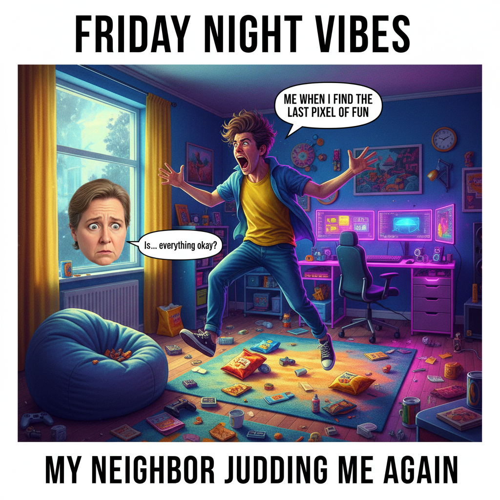 My team scored. My neighbor heard me. Now they know my true, unhinged form.