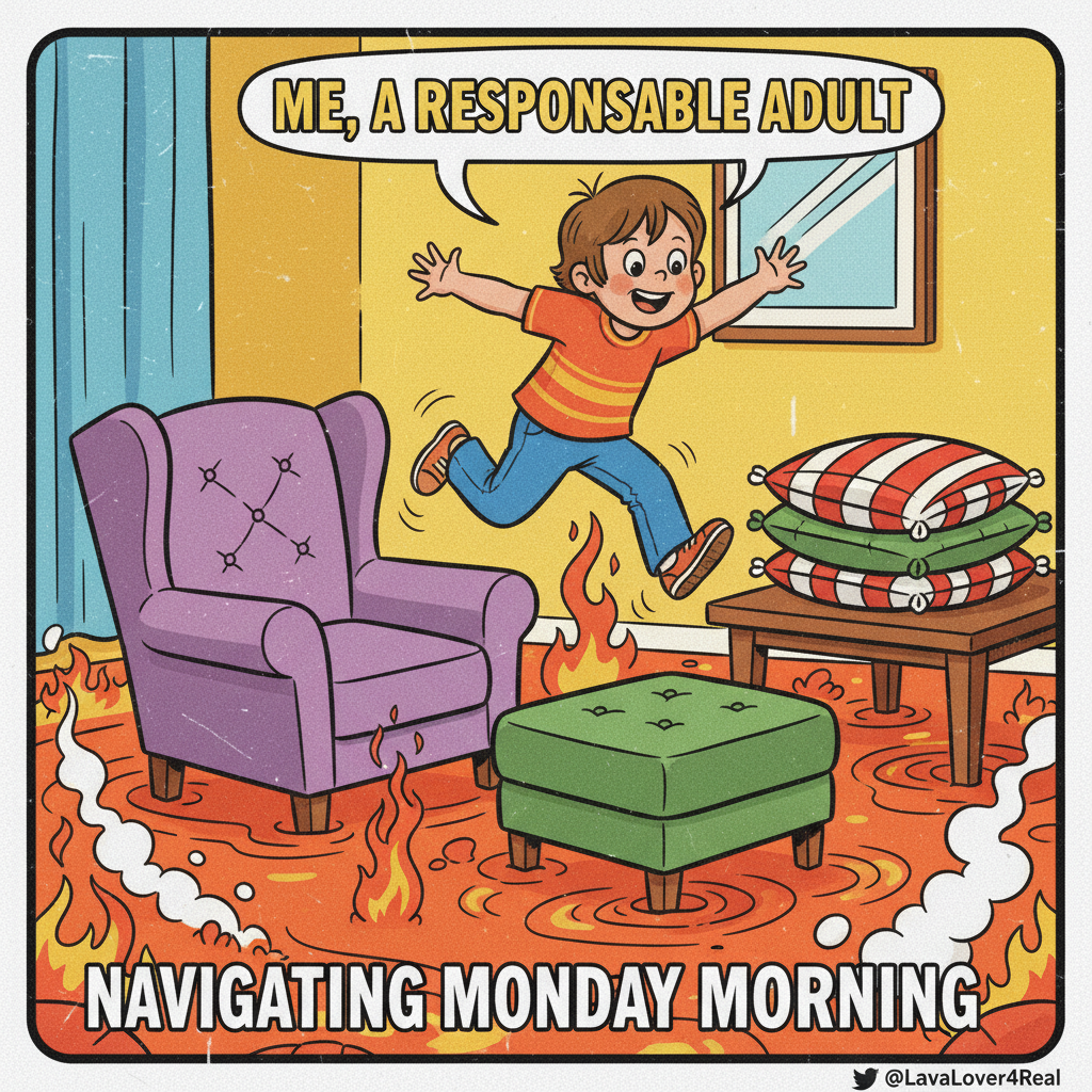 Remember when we thought lava was just spicy water? Simpler times.