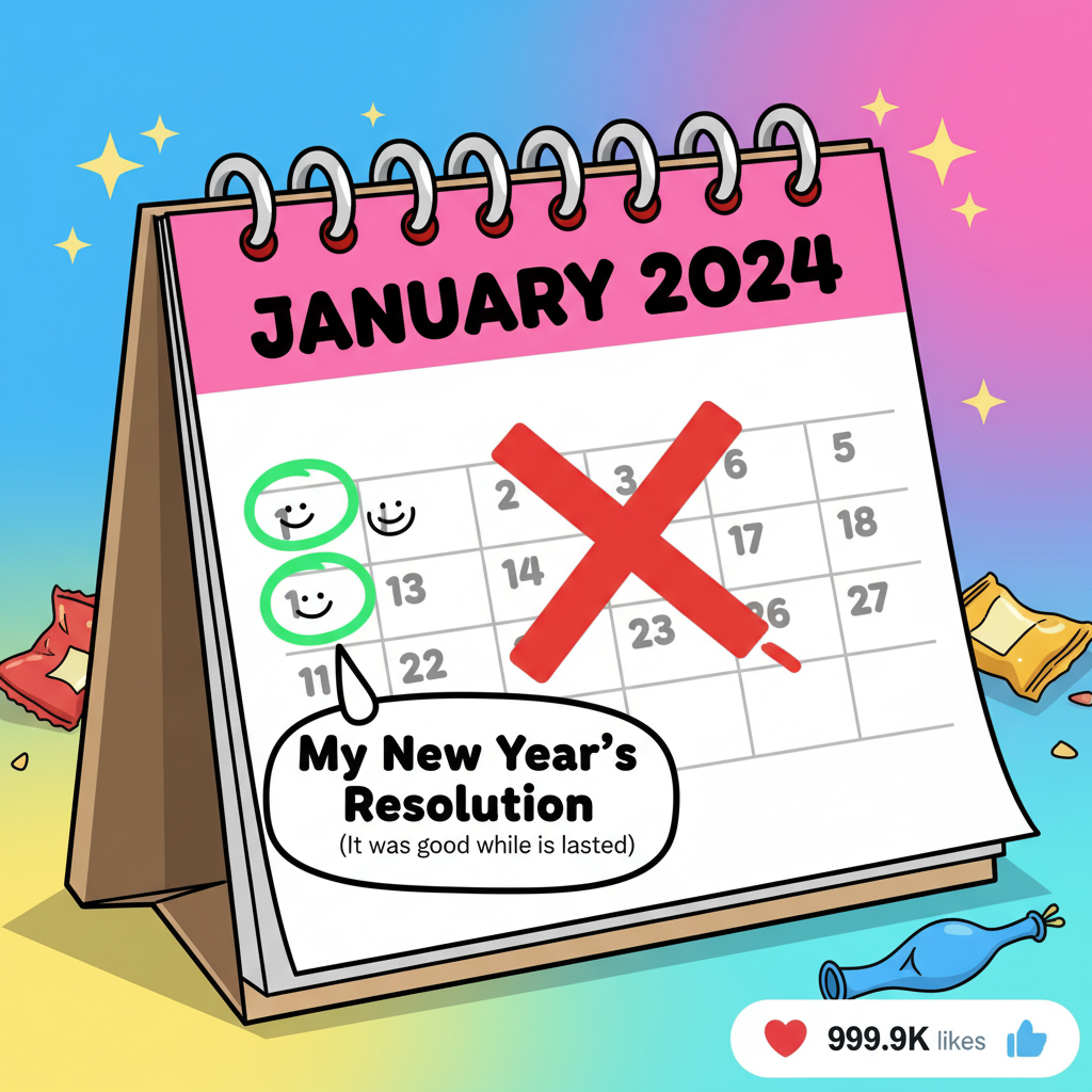 My New Year's resolution lasted 3 days. Pretty sure that's a new record.