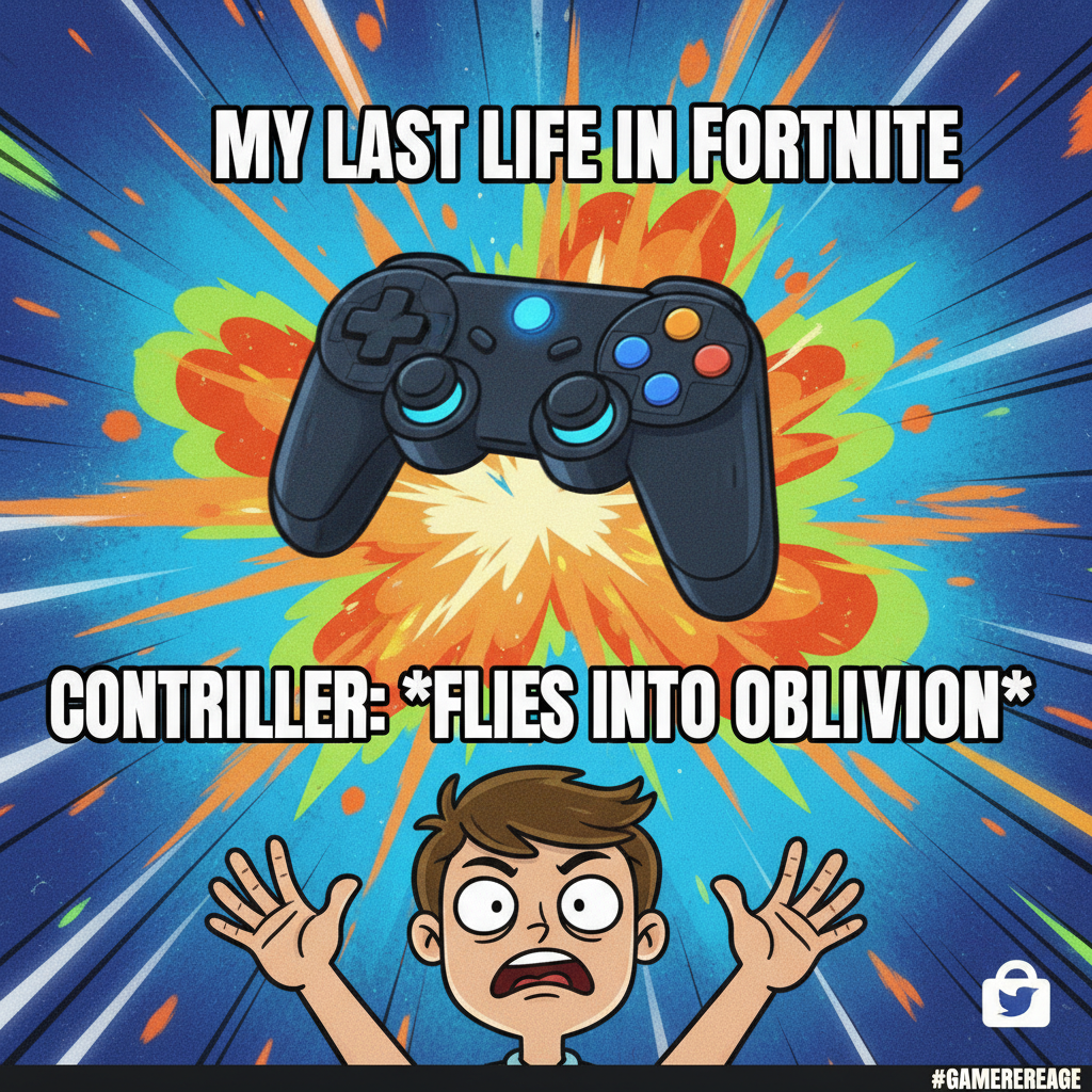 My controller just flew across the room. It wasn't my fault, the game cheated.